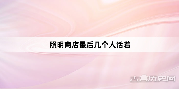 照明商店最后几个人活着