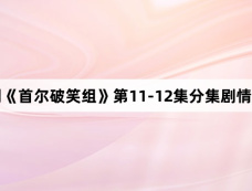 韩剧《首尔破笑组》第11-12集分集剧情介绍