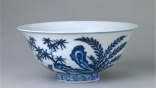 故宫馆藏青花竹石纹碗