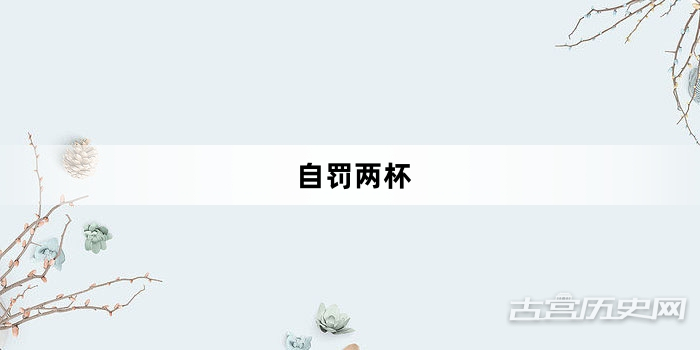 “自罚两杯”网络梗词解释
