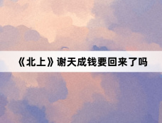 《北上》谢天成钱要回来了吗