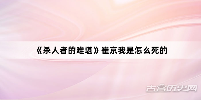 《杀人者的难堪》崔京我是怎么死的