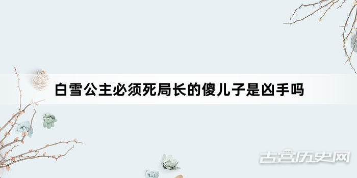 白雪公主必须死局长的傻儿子是凶手吗