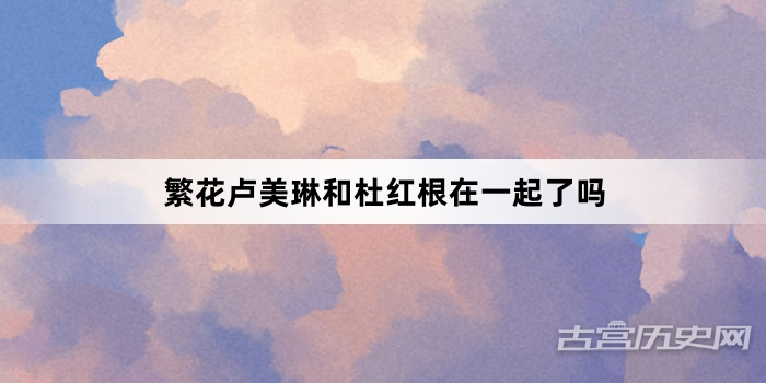 繁花卢美琳和杜红根在一起了吗