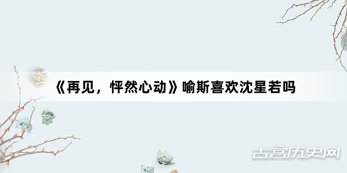 《再见，怦然心动》喻斯喜欢沈星若吗