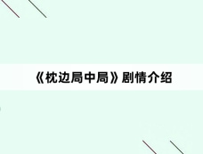 《枕边局中局》剧情介绍