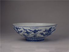 故宫馆藏青花云龙纹碗