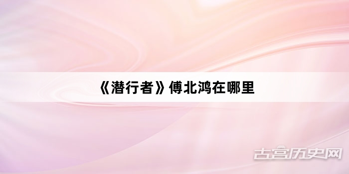 《潜行者》傅北鸿在哪里