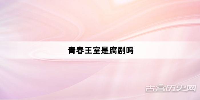 青春王室是腐剧吗