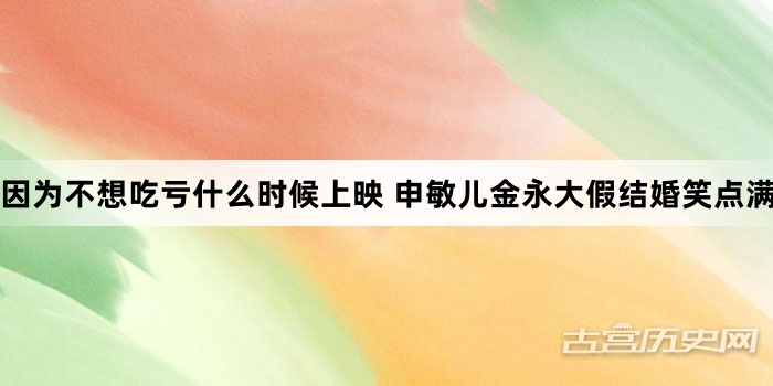 因为不想吃亏什么时候上映 申敏儿金永大假结婚笑点满满
