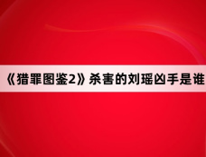 《猎罪图鉴2》杀害的刘瑶凶手是谁