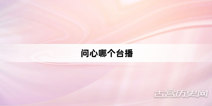 问心哪个台播