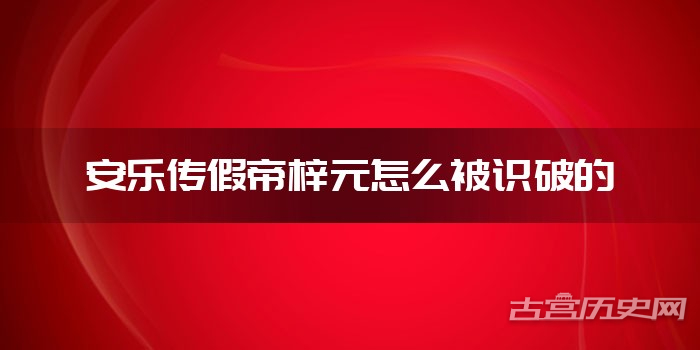 安乐传假帝梓元怎么被识破的