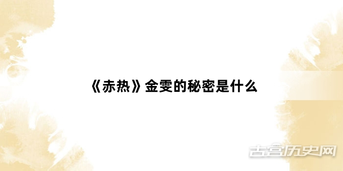 《赤热》金雯的秘密是什么