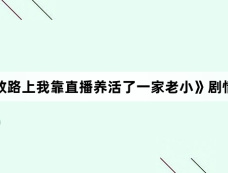 《流放路上我靠直播养活了一家老小》剧情介绍