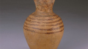 故宫馆藏马家窑文化彩陶弦纹瓶
