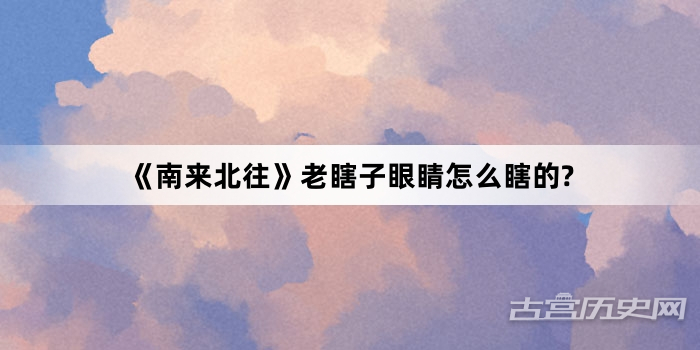 《南来北往》老瞎子眼睛怎么瞎的?