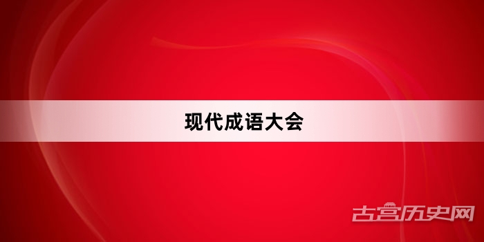 “现代成语大会”网络梗词解释
