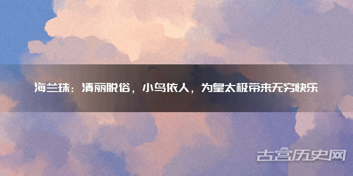 海兰珠：清丽脱俗，小鸟依人，为皇太极带来无穷快乐