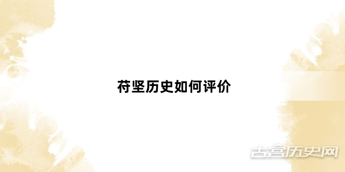 苻坚历史如何评价