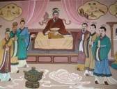 周朝百君囚洛邑周人得太平