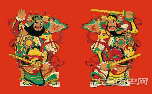 春联门神