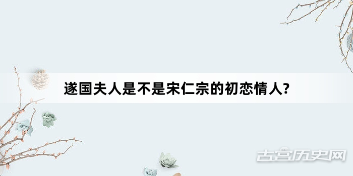 遂国夫人是不是宋仁宗的初恋情人?