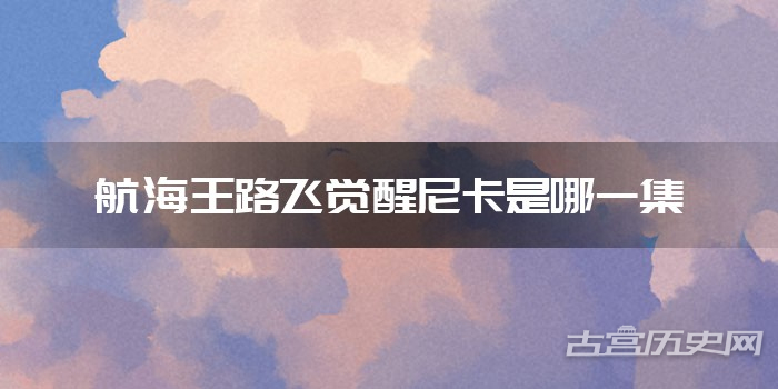 航海王路飞觉醒尼卡是哪一集