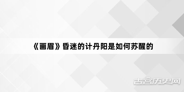 《画眉》昏迷的计丹阳是如何苏醒的