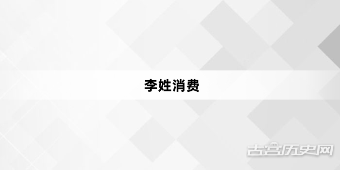 “李姓消费”网络梗词解释