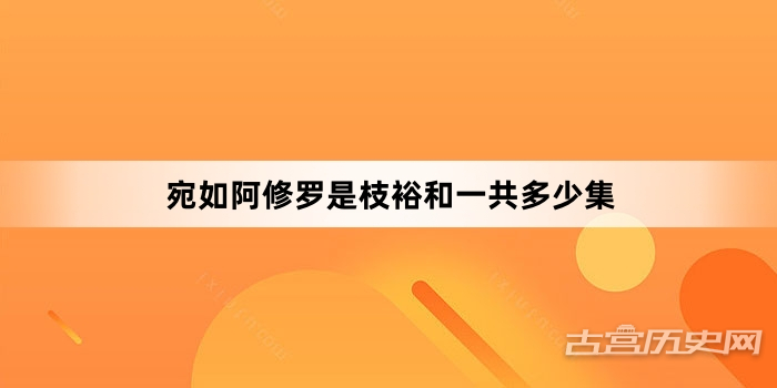 宛如阿修罗是枝裕和一共多少集