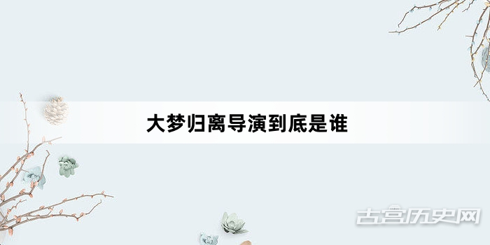 大梦归离导演到底是谁