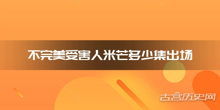 不完美受害人米芒多少集出场
