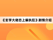 《玄学大佬恋上偏执狂》剧情介绍