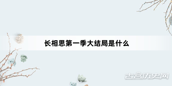 长相思第一季大结局是什么