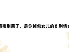 《闺蜜别哭了,是你掉包女儿的》剧情介绍