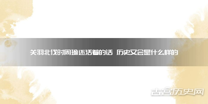 关羽北伐时周瑜还活着的话 历史又会是什么样的