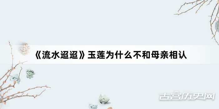 《流水迢迢》玉莲为什么不和母亲相认