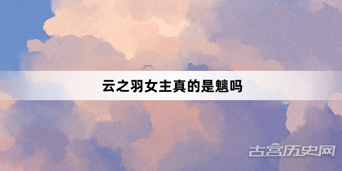 云之羽女主真的是魑吗