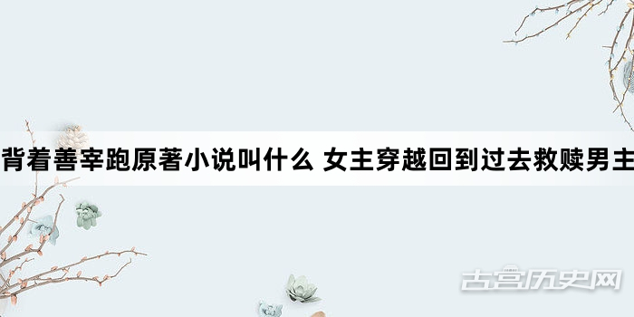 背着善宰跑原著小说叫什么 女主穿越回到过去救赎男主