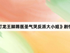 《拳打龙王脚踢医圣气哭反派大小姐》剧情介绍