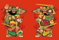 除夕关于春联门神的故事