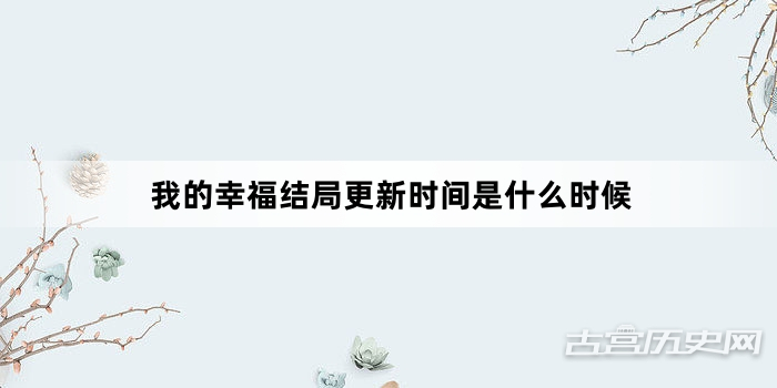 我的幸福结局更新时间是什么时候