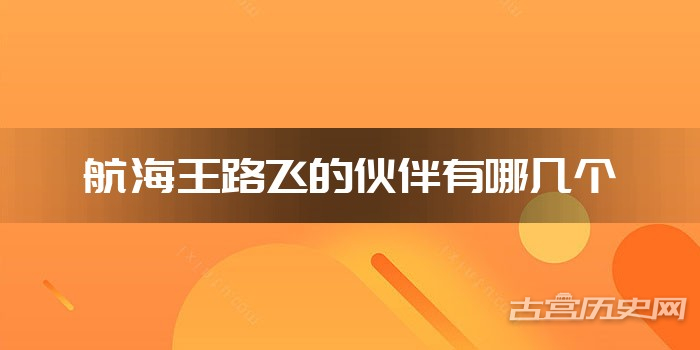 航海王路飞的伙伴有哪几个