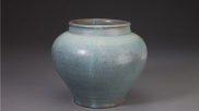 故宫馆藏钧窑天蓝釉罐