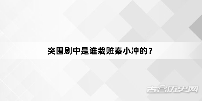 突围剧中是谁栽赃秦小冲的？