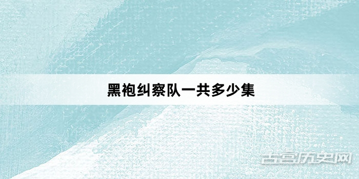 黑袍纠察队一共多少集
