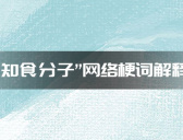 “知食分子”网络梗词解释