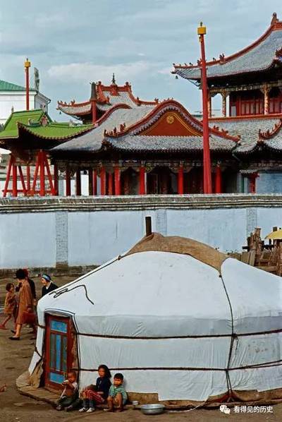老照片：1964年的蒙古首都乌兰巴托