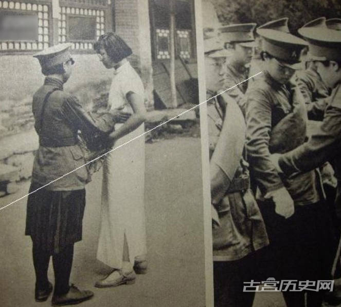 抗战时期，日本《写真周报》上的专题报道《北京特别市的女警》书影。